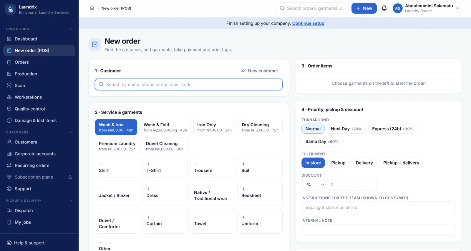 Point of Sale